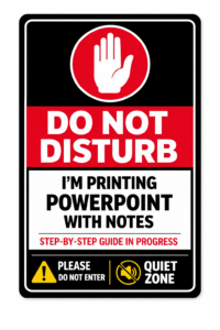 Do Not Disturb Sign To Print