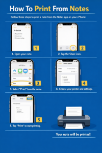 How To Print From Notes