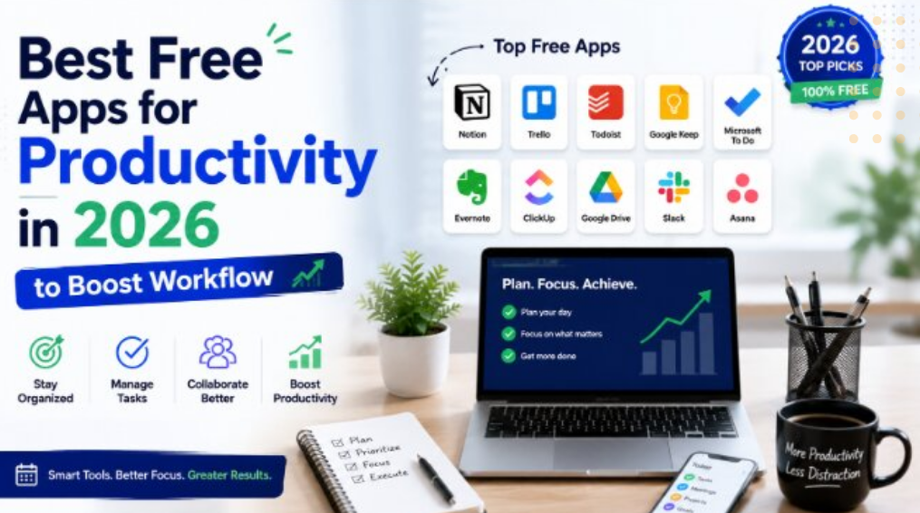 Best Free Productivity Apps in 2026