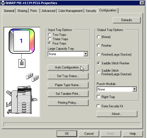 driver printer sharp